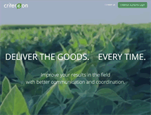 Tablet Screenshot of critereon.com